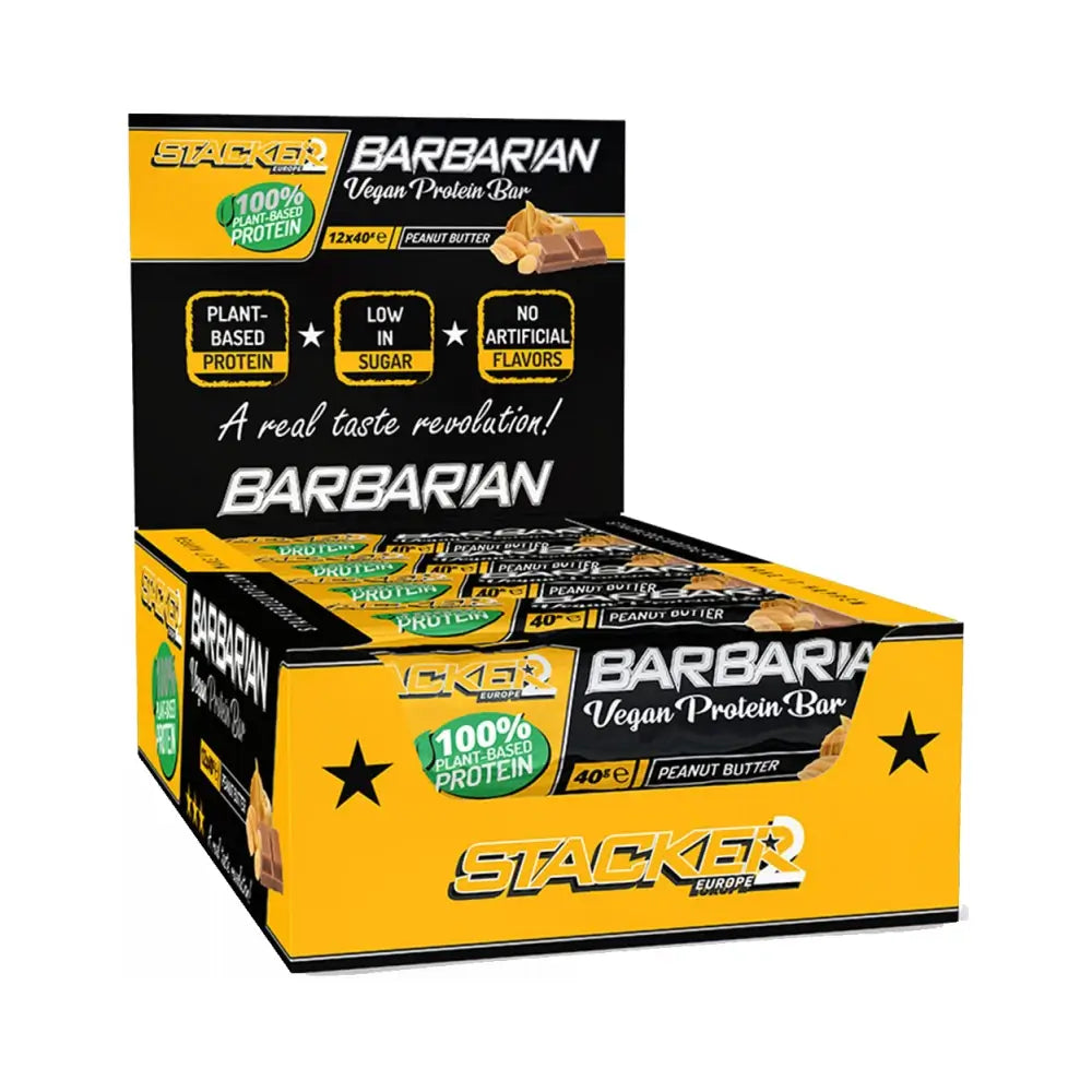 Stacker2 - Barbarian Vegan Protein Bar (12x40g)