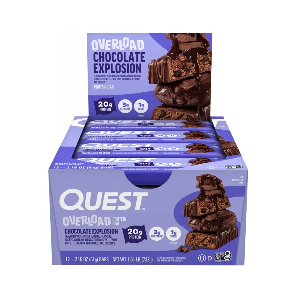 Quest Nutrition - Overload Bars (12x58g)