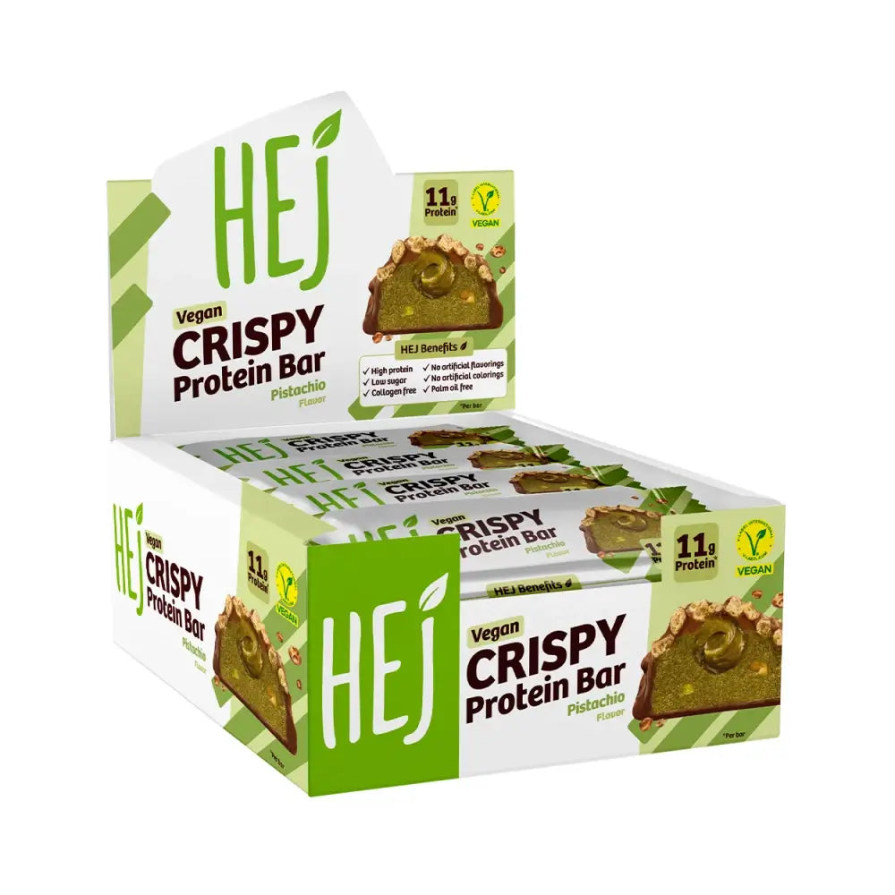 HEJ Natural - HEJ Crispy Vegan Protein Bar (12x45g)