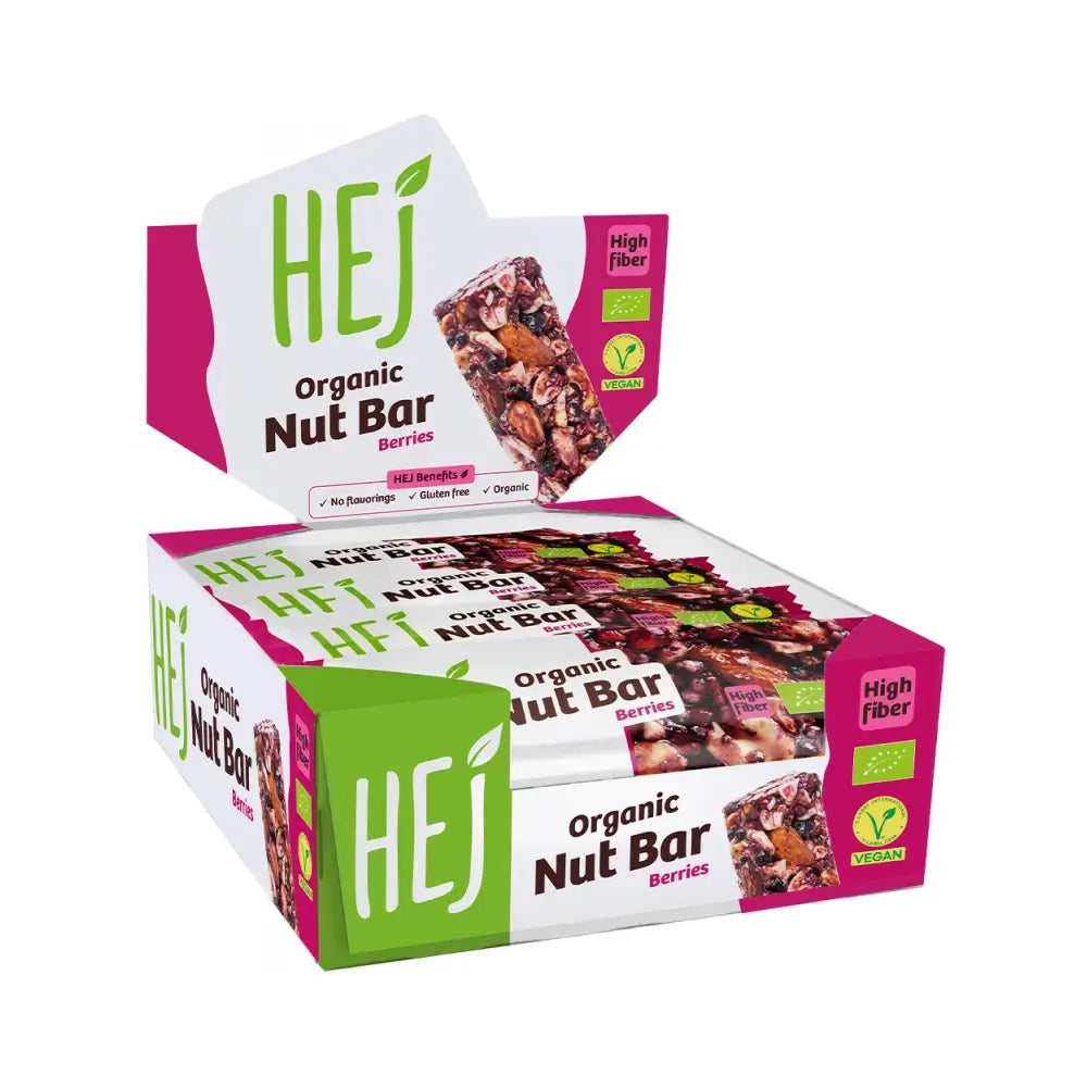 HEJ Natural - Organic Nut Bar (12x40g)