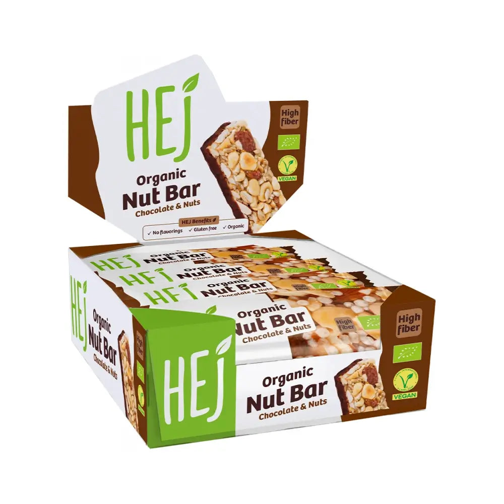 HEJ Natural - Organic Nut Bar (12x40g)