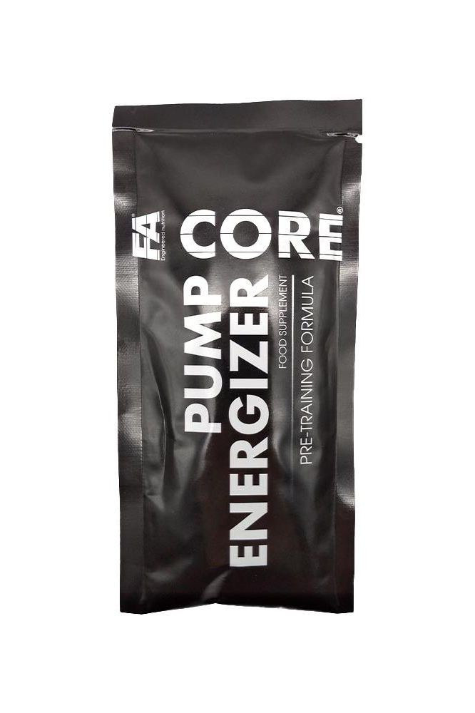 FA Core Pump Energizer sachet for pre-training formula to boost strength and performance.