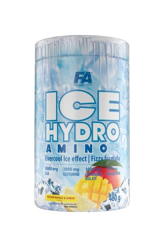 FA Ice Hydro Amino supplement with essential amino acids for muscle protein synthesis boost.