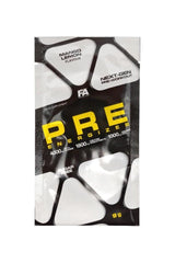 FA Fitness Authority Pre Energizer Sample - Mango Lemon flavor, enhances energy and focus for workouts.