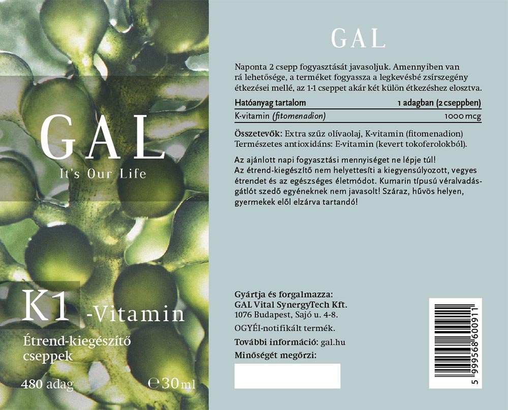 Gal - K1-Vitamin Drops - 30ml