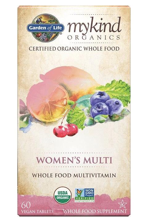 Garden of Life - Mykind Organics Women's Multi - 60 vegan tabs - Nutri.se