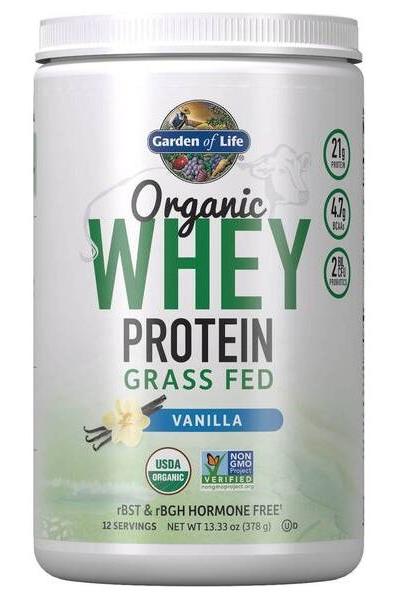 Garden of Life - Organic Whey Protein - Grass Fed - Nutri.se