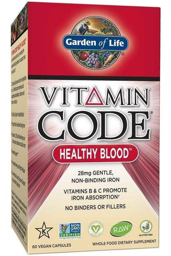 Garden of Life - Vitamin Code Healthy Blood - 60 vcaps - Nutri.se