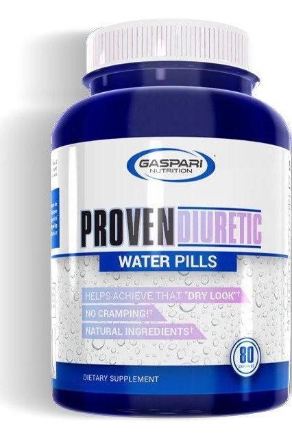 Gaspari Nutrition - Proven Diuretic Water Pills - 80 caps - Nutri.se
