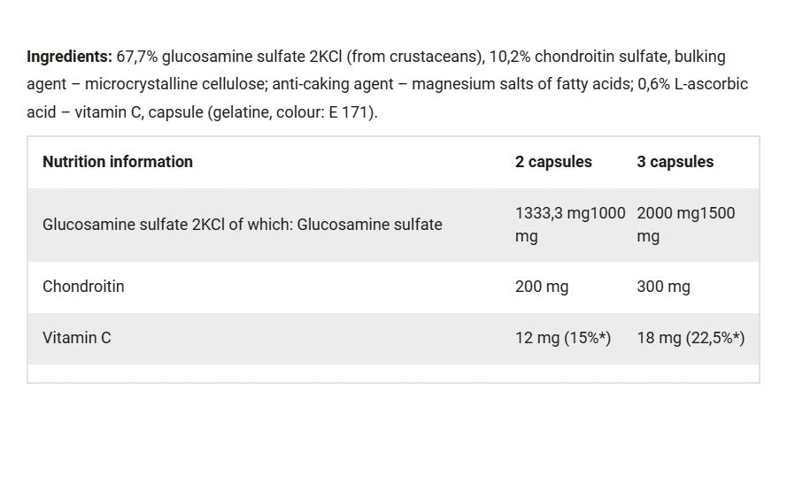 Olimp Labs - Glukosamiini Plus - 60 kapselia