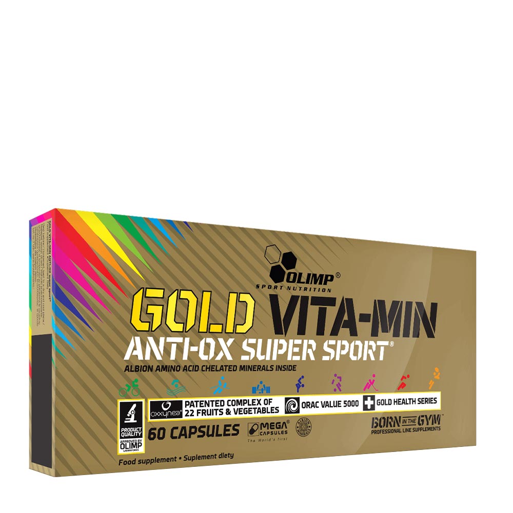 Gold Vita-Min Anti-Ox Super Sport baksida näringsfakta