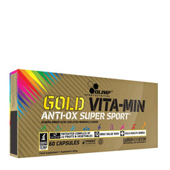 Gold Vita-Min Anti-Ox Super Sport baksida näringsfakta