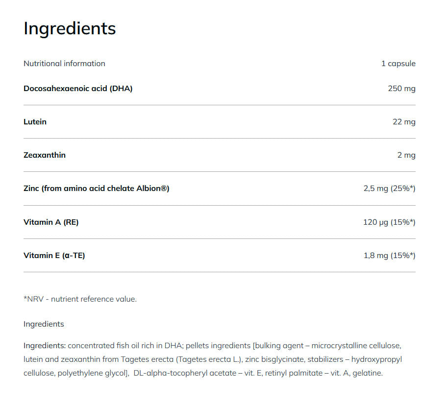 Olimp Labs - Gold Lutein - 30 Caps