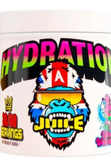 Gorillalpha Hydration Juice container with colorful graphics and hydration benefits, 300g, 60 servings.