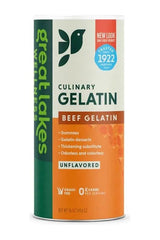 Great Lakes Wellness - Culinary Gelatin - Beef Gelatin (454 g) - Nutri.se