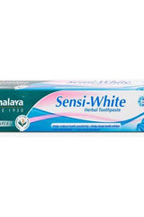 Himalaya Sensi-White Herbal Toothpaste 75ml for reducing tooth sensitivity and keeping teeth white.