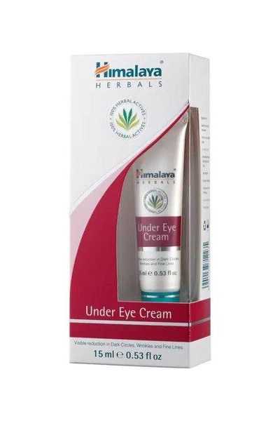 Himalaya Under Eye Cream 15 ml in packaging, designed to reduce dark circles and fine lines.