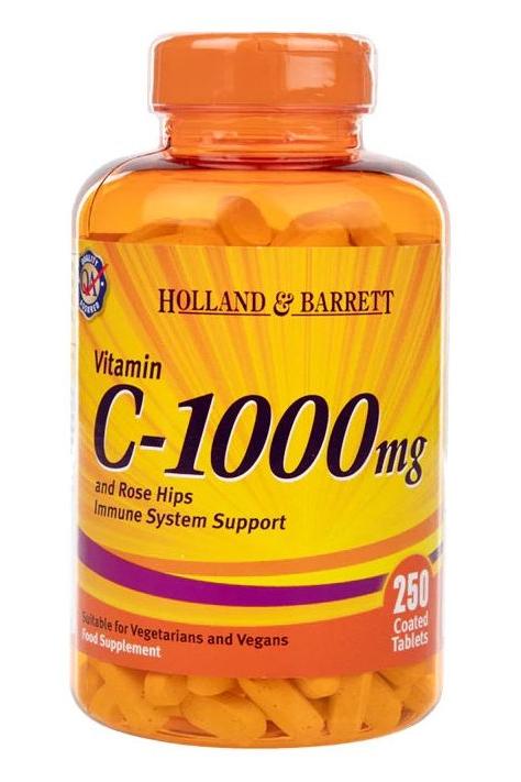 Holland & Barrett - Chewable Vitamin C with Rose Hips - Nutri.se