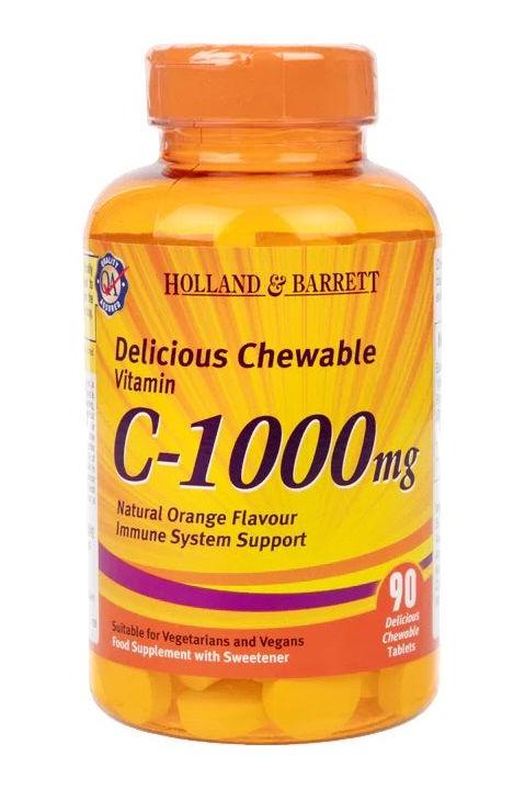 Holland & Barrett - Chewable Vitamin C with Rose Hips - Nutri.se
