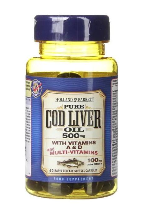 Holland & Barrett - Cod Liver Oil with Multi Vitamins - Nutri.se