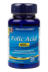 Holland & Barrett - Folic Acid - 400mcg - Nutri.se