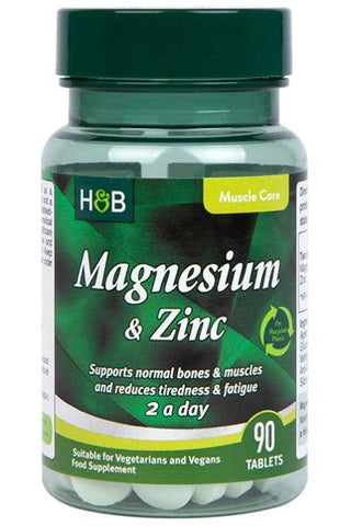 Magnesium & Zink – 90 tabletter framsida