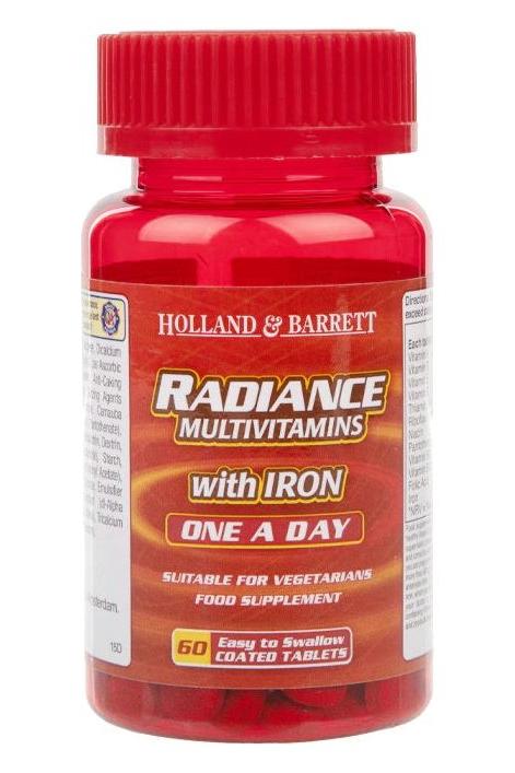 Holland & Barrett - Radiance Multi Vitamins & Iron One a Day - Nutri.se