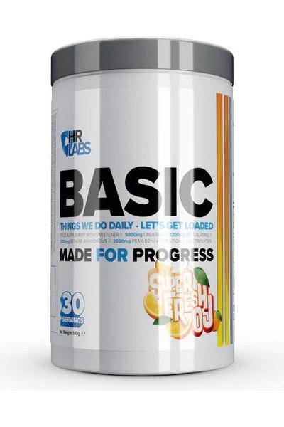 HR Labs Basic supplement container for optimal training and performance enhancement, 510g, 30 servings.