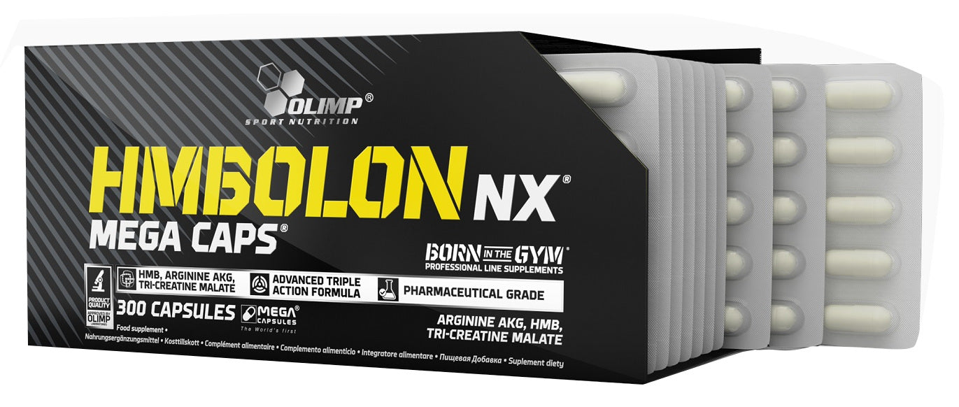 HMBolon NX Mega Caps baksida näringsfakta