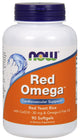 NOW Foods - Punainen Omega™ Kalajauhe Punaisella Hiivariisillä ja CoQ10 - 90 Pehmeää Kapselia