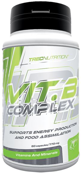 Vitamin B Complex – 60 kapslar baksida näringsfakta