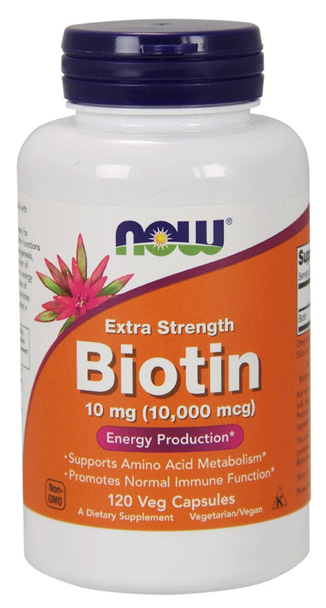 Now Foods - Biotin Extra Strength - 120 Vcaps