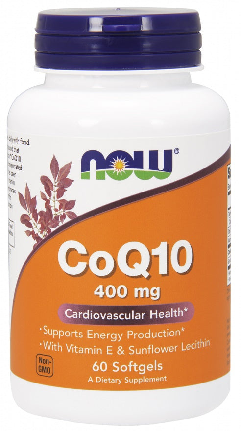 CoQ10 med Lecitin & Vitamin E 400mg framsida