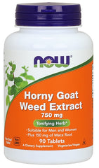 Now Foods - Horny Goat Weed Extract - 90 Tabs