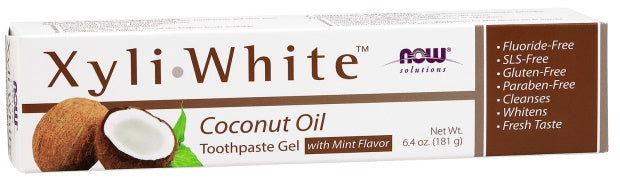 NOW Foods XyliWhite Toothpaste Gel framsida
