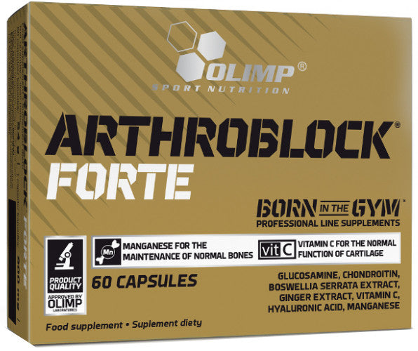 Olimp Labs Arthroblock Forte baksida näringsfakta