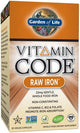 Vitamin Code Raw Iron 22 mg järn framsida