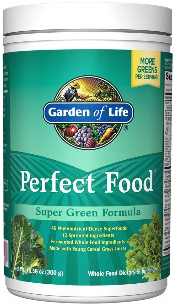 Garden of Life Perfect Food Super Green baksida