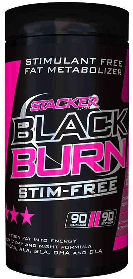 Stacker2 Black Burn – Stimulansfri baksida näringsfakta