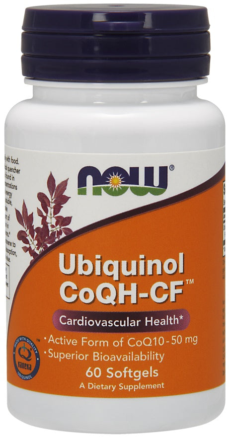 NOW Foods - Ubiquinol CoQH-CF - 60 softgels