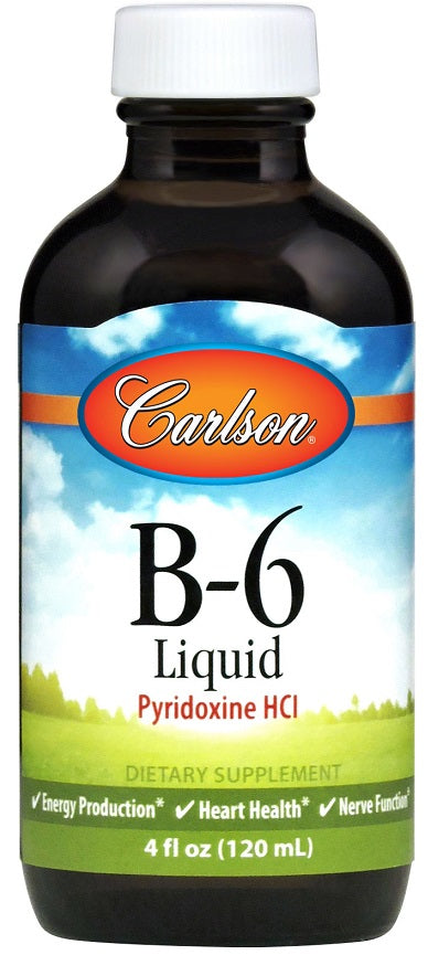 Vitamin B-6 Liquid 120 ml framsida