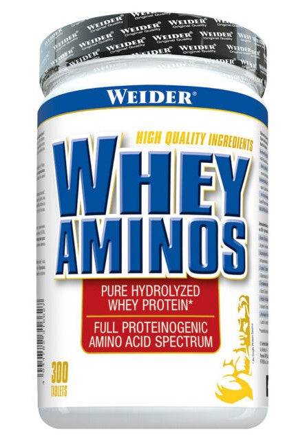 Weider Whey Aminos 300 tabletter framsida
