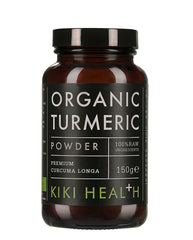 Organic Turmeric Powder – 150g baksida med näringsinformation