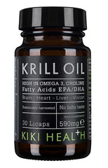 Krill Oil 500 mg Omega-3 baksida näringsfakta