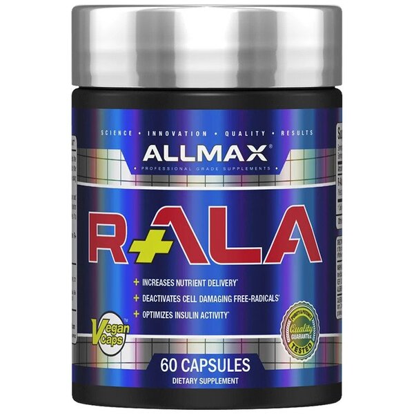 Allmax R+Ala Complex 60 kapslar framsida