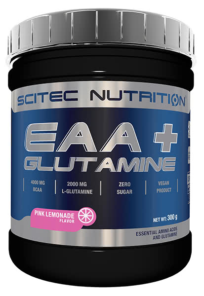 Scitec Nutrition EAA + Glutamine näringsfakta baksida