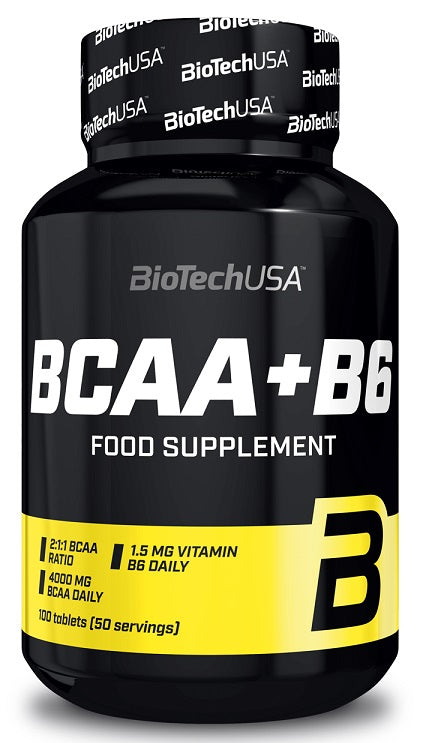 BioTechUSA BCAA + B6 100 Tabs framsida