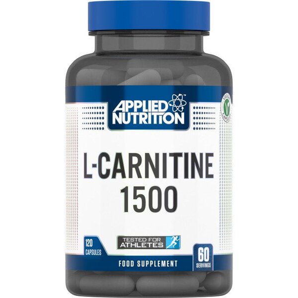 Applied Nutrition L-Carnitine 1500mg baksida näringsinformation