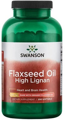 Flaxseed Oil High Lignan förpackning öppen