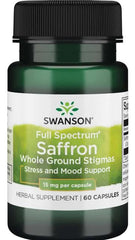 Swanson - Fuldspektret Saffran - 60 Kapsler